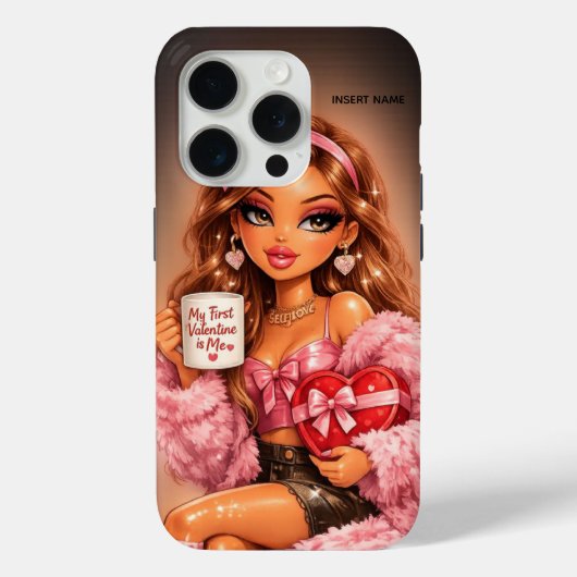 self love valentine Phone Case (Achterkant)