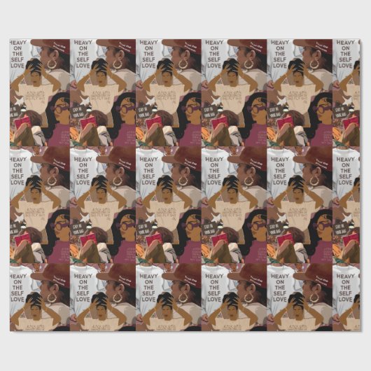 Self Love Wrapping Paper Cadeaupapier (Vlak)