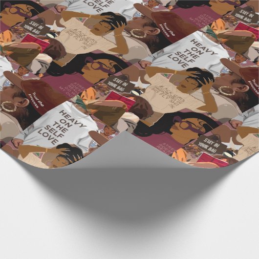 Self Love Wrapping Paper Cadeaupapier (Hoek)