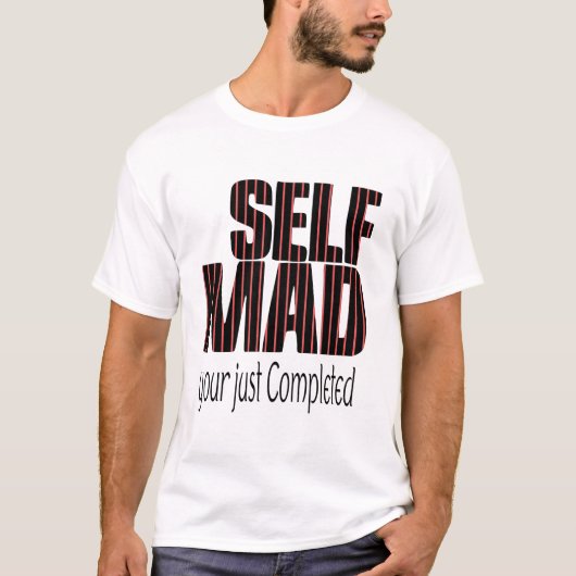 self-mad t-shirt (Voorkant)
