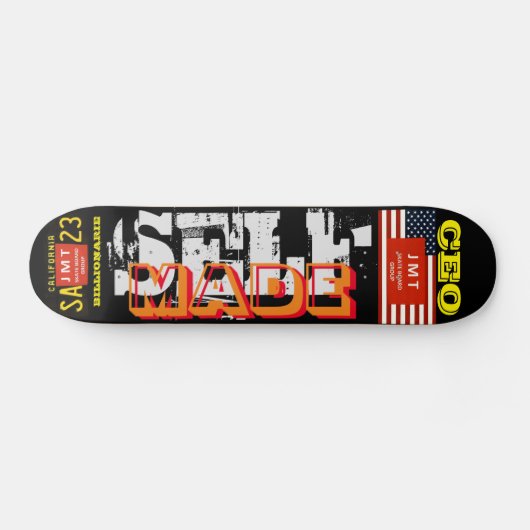 SELF MADE BILLIONAIRE JMT Skateboard (Horizontaal)