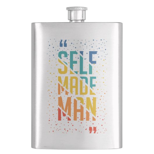 Self Made Man | Funny LGBTQ | Pride Month Flacon (Voorkant)