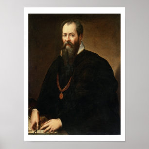 Self Portrait, 1566-68 (olie op canvas) Poster