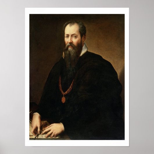 Self Portrait, 1566-68 (olie op canvas) Poster (Voorkant)