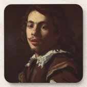 Self Portrait, 1620 (olie op canvas) Bier Onderzetter (Voorkant)