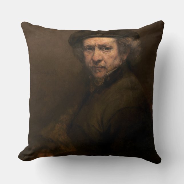 Self-Portrait, 1659 (olie op canvas) Kussen (Voorkant)