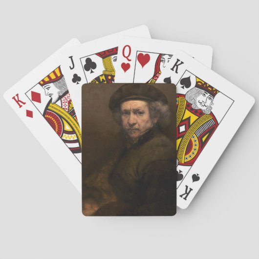 Self-Portrait, 1659 (olie op canvas) Pokerkaarten (Achterkant)