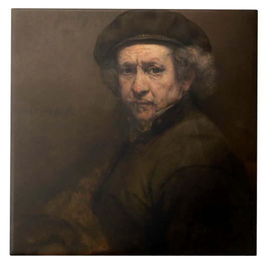 Self-Portrait, 1659 (olie op canvas) Tegeltje (Voorkant)