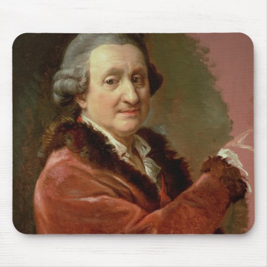 Self Portrait, 1773-87 (olie op canvas) Muismat (Voorkant)