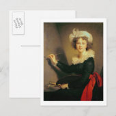 Self Portrait, 1790 (olie op canvas) Briefkaart (Voorkant / Achterkant)