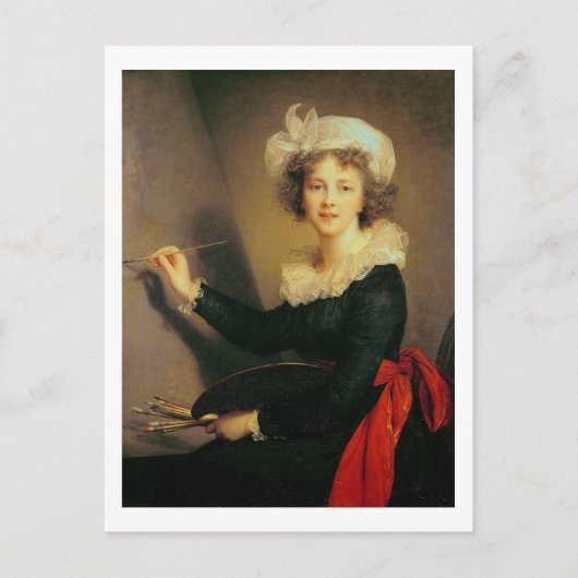 Self Portrait, 1790 (olie op canvas) Briefkaart (Voorkant)