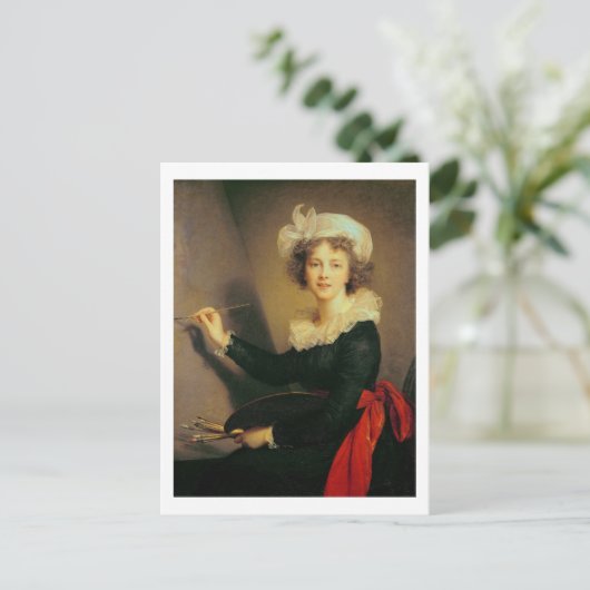 Self Portrait, 1790 (olie op canvas) Briefkaart (Staand voorkant)