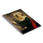 Self Portrait, 1790 (olie op canvas) Notitieboek (Rechterzijde)