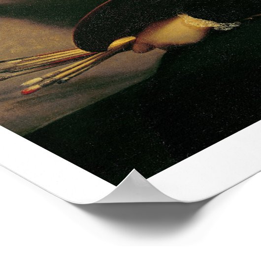 Self Portrait, 1790 (olie op canvas) Poster (Hoek)