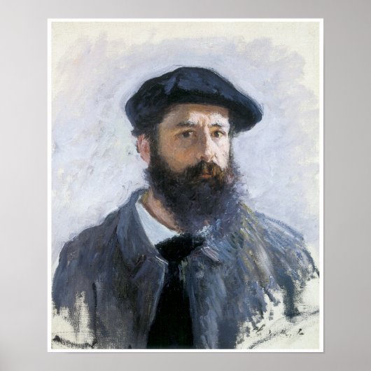 Self-Portrait, 1886, Claude Monet Poster (Voorkant)