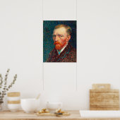 Self-Portrait (1887) van Vincent Van Gogh Poster (Keuken)