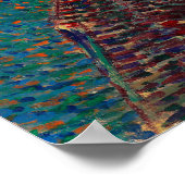 Self-Portrait (1887) van Vincent Van Gogh Poster (Hoek)