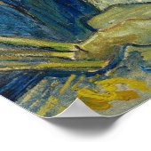 Self-Portrait (1889) van Van Gogh Poster (Hoek)