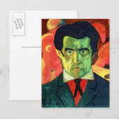 Self Portrait, 1908 Briefkaart (Voorkant / Achterkant)