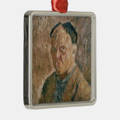 Self Portrait, 1923 Metalen Ornament (Rechts)