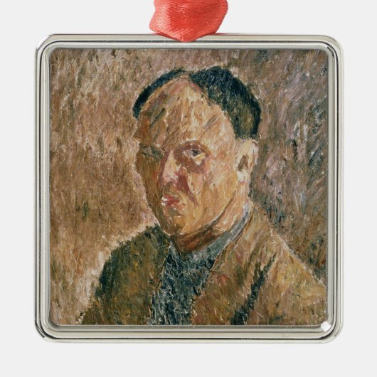 Self Portrait, 1923 Metalen Ornament (Voorkant)