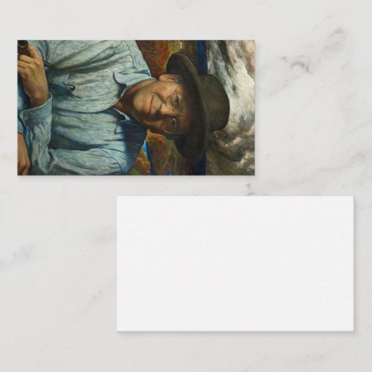 Self-Portrait, 1940, van Newell Convers Wyeth Visitekaartje (Voorkant / Achterkant)