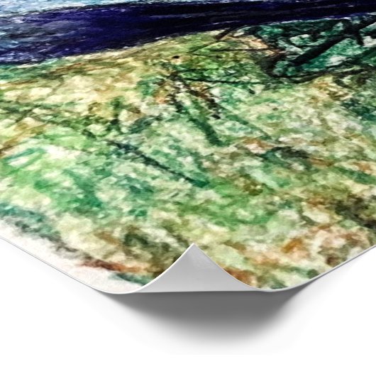 "Self Portrait 1974" afbeelding van mijn hond en i Poster (Hoek)