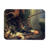 Self Portrait as a Hunter, 1699 (olie op canvas) Magneet (Horizontaal)