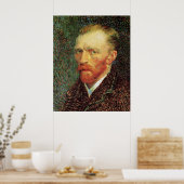 Self-Portrait by Vincent van Gogh Poster (Keuken)