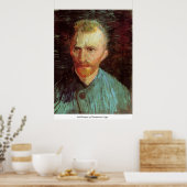Self-Portrait by Vincent van Gogh Poster (Keuken)