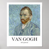 Self-portrait by Vincent van Gogh Poster (Voorkant)