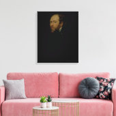 Self Portrait, c.1618 (olie op het paneel) Canvas Afdruk (Insitu (Woonkamer))
