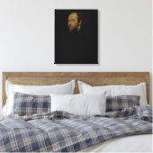 Self Portrait, c.1618 (olie op het paneel) Canvas Afdruk (Insitu (Slaapkamer))
