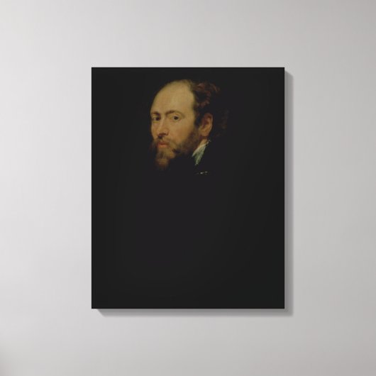Self Portrait, c.1618 (olie op het paneel) Canvas Afdruk (Voorkant)