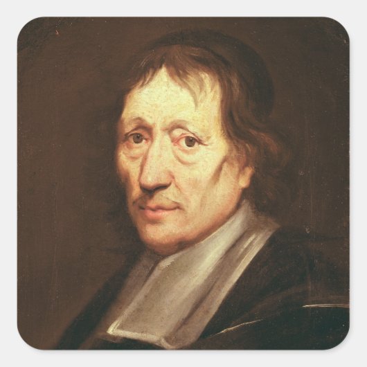 Self Portrait, c.1672 Vierkante Sticker (Voorkant)