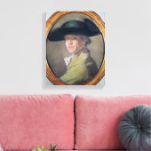 Self Portrait, c.1780 Canvas Afdruk (Insitu (Woonkamer))