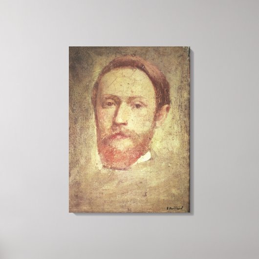 Self Portrait, c.1889 Canvas Afdruk (Voorkant)