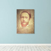 Self Portrait, c.1889 Canvas Afdruk (Insitu (Houten vloer))