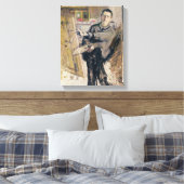 Self Portrait, c.1907-08 Canvas Afdruk (Insitu (Slaapkamer))