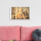 SELF PORTRAIT - Contemplative artist Canvas Afdruk (Insitu (Woonkamer))