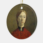 Self-Portrait (door Gwen John) Keramisch Ornament (Links)