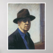 Self-Portrait Edward Hopper Poster (Voorkant)