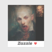 Self Portrait — Gothic Fine Art Sticker (Vel)