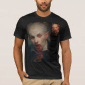 Self Portrait — Gothic Vampire Art T-Shirt (Voorkant)