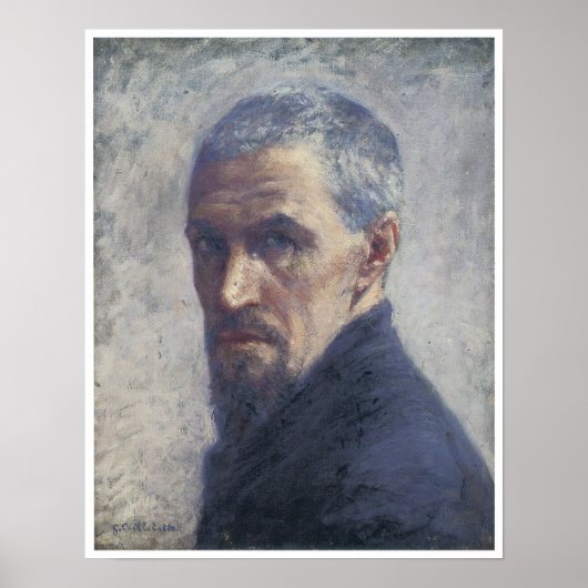 Self-Portrait, Gustave Caillebotte, ca. 1892 Poster (Voorkant)