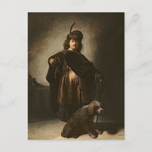 Self Portrait in Oriental Costume, 1631 Briefkaart (Voorkant)