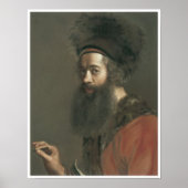 Self-Portrait, Jean-Etienne Liotard, 1744-45 Poster (Voorkant)