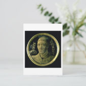 Self portrait medallion, c.1450 (amel op koper) briefkaart (Staand voorkant)