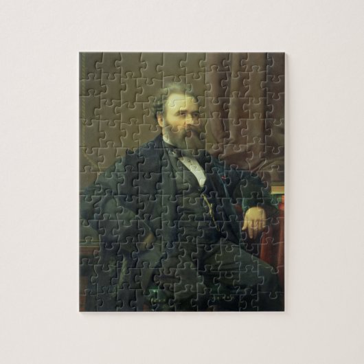 Self Portrait of the Artist, 1869 (olie op canvas) Legpuzzel (Verticaal)