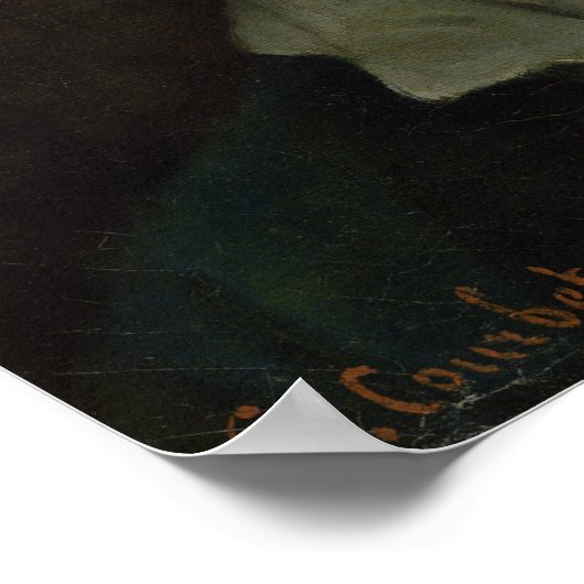 Self Portrait of, The Man with a Pipe, c.1846 Poster (Hoek)